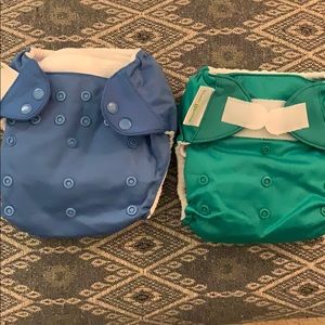 BumGenius pocket cloth diapers with inserts